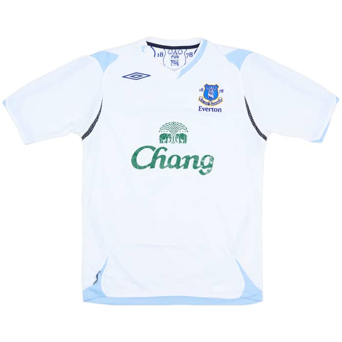 2006-07 Everton Away Shirt Valente #19 - 4/10 - (M)