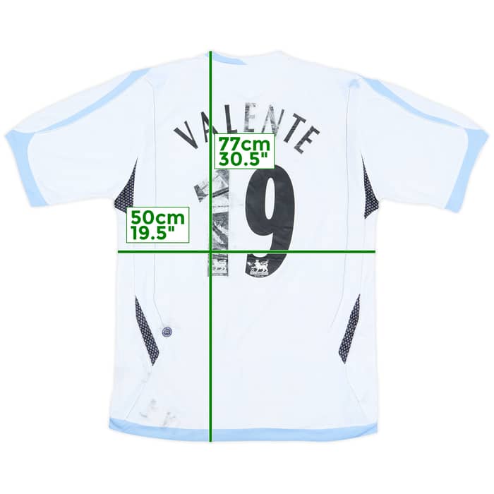 2006-07 Everton Away Shirt Valente #19 - 4/10 - (M)