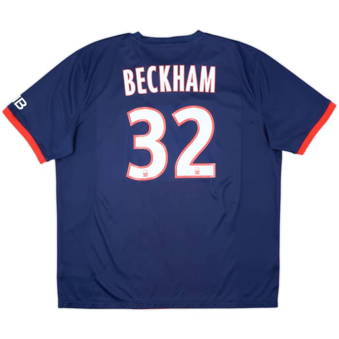 2013-14 Paris Saint-Germain Home Shirt Beckham #32 - 9/10 - (XXL)