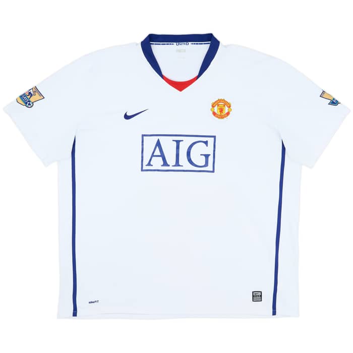 2008-10 Manchester United Away Shirt Hargreaves #4 - 7/10 - (3XL)