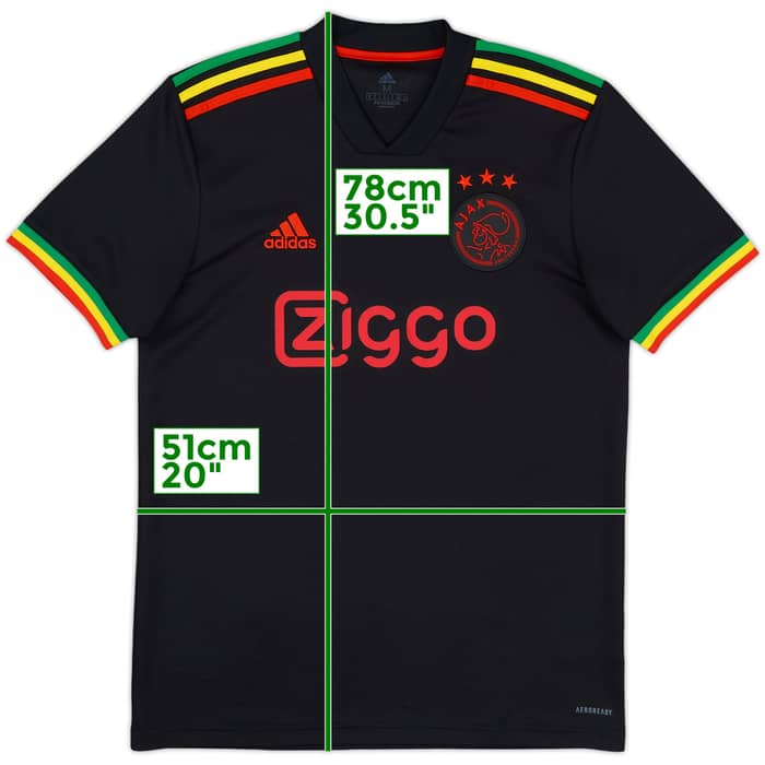2021-22 Ajax Third Shirt - 8/10 - (M)