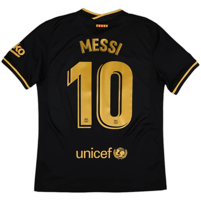 2020-21 Barcelona Away Shirt Messi #10 - 10/10 - (M)