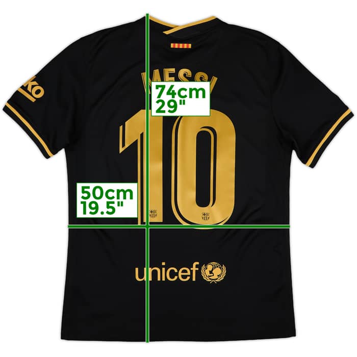 2020-21 Barcelona Away Shirt Messi #10 - 10/10 - (M)