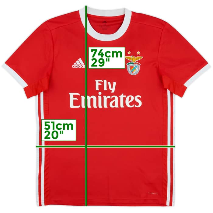 2019-20 Benfica Home Shirt - 7/10 - (M)