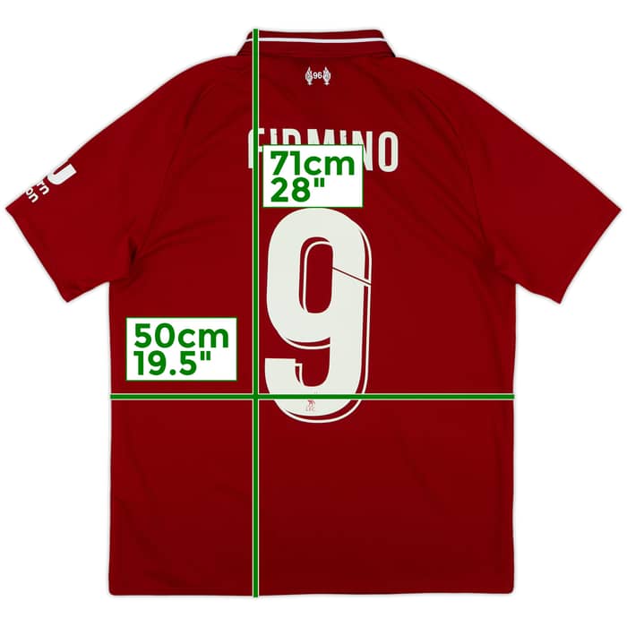 2018-19 Liverpool Home Shirt Firmino #9 - 6/10 - (S)