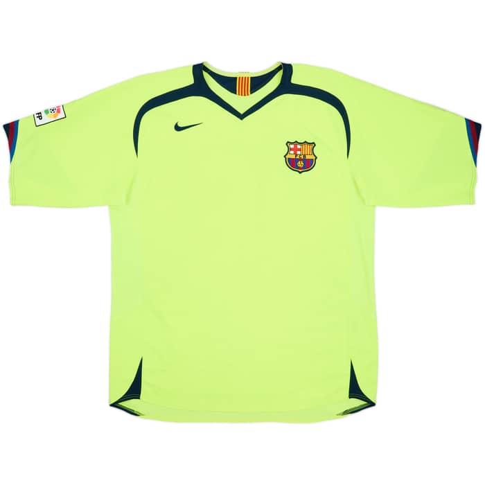 2005-06 Barcelona Away Shirt Ronaldinho #10 - 8/10 - (XL)