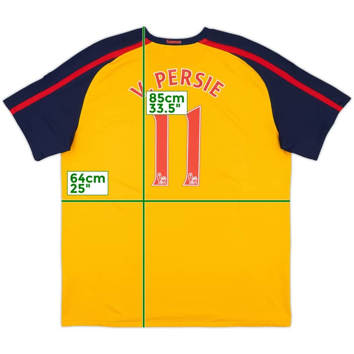 2008-09 Arsenal Away Shirt V.Persie #11 - 7/10 - (XXL)