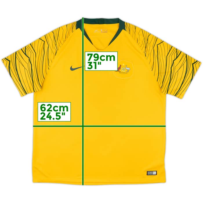 2018-20 Australia Home Shirt - 7/10 - (XXL)