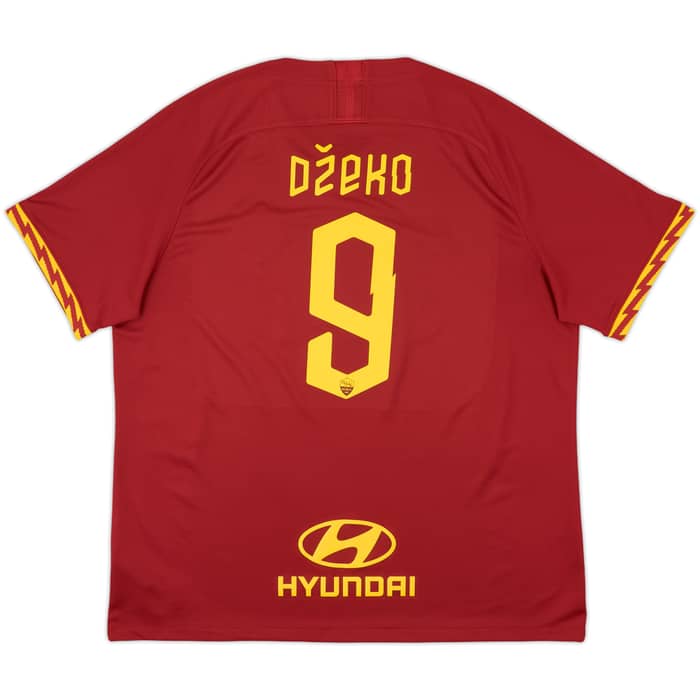 2019-20 Roma Home Shirt Dzeko #9 - 9/10 - (XXL)