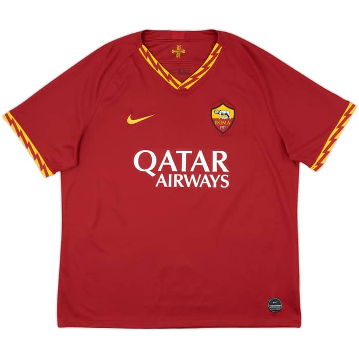 2019-20 Roma Home Shirt Dzeko #9 - 9/10 - (XXL)