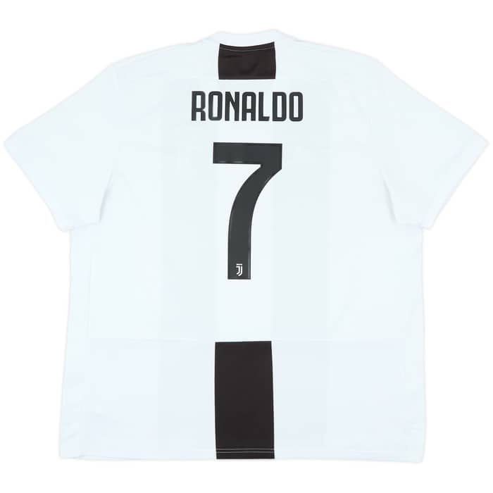2018-19 Juventus Home Shirt Ronaldo #7 - 8/10 - (XXL)