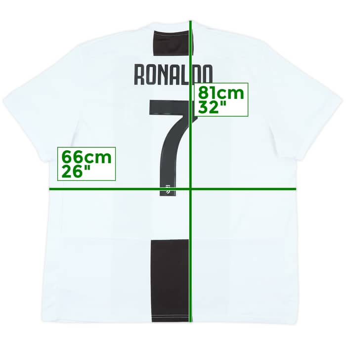 2018-19 Juventus Home Shirt Ronaldo #7 - 8/10 - (XXL)