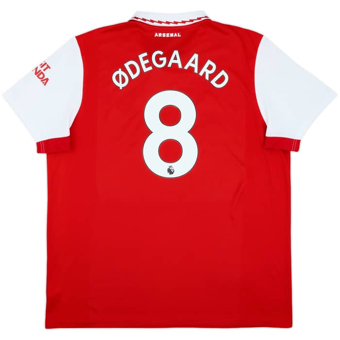 2022-23 Arsenal Home Shirt Odegaard #8 - 9/10 - (XXL)