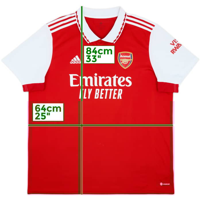 2022-23 Arsenal Home Shirt Odegaard #8 - 9/10 - (XXL)