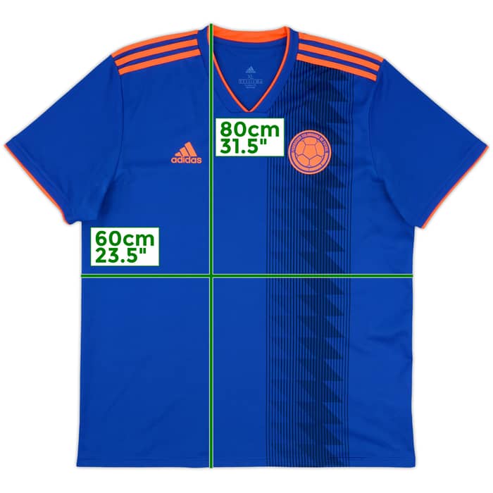 2018-19 Colombia Away Shirt - 7/10 - (XL)