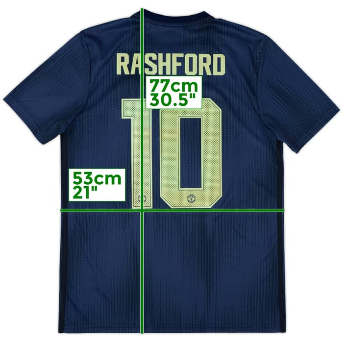 2018-19 Manchester United Third Shirt Rashford #10 - 10/10 - (M)