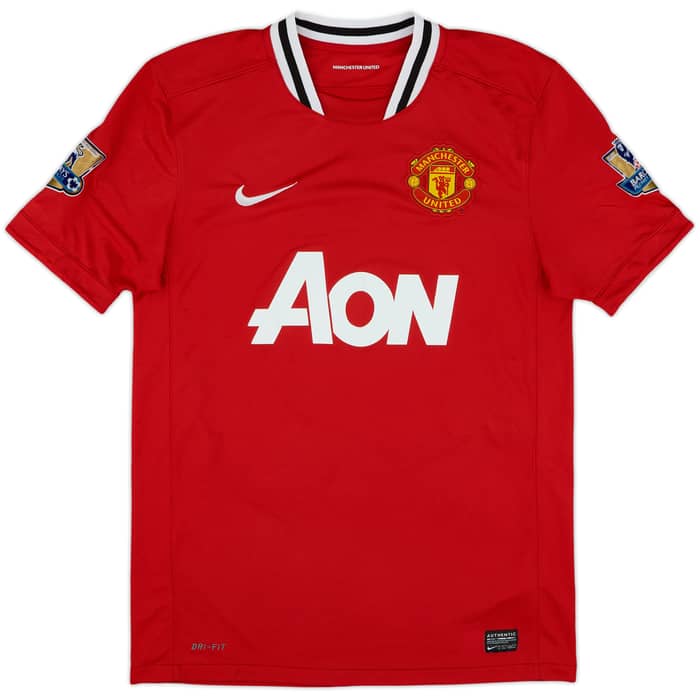 2011-12 Manchester United Home Shirt Rooney #10 - 6/10 - (M)