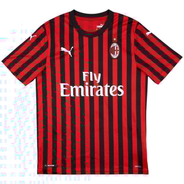 2019-20 AC Milan Home Shirt Ibrahinovic #21 - 6/10 - (S)