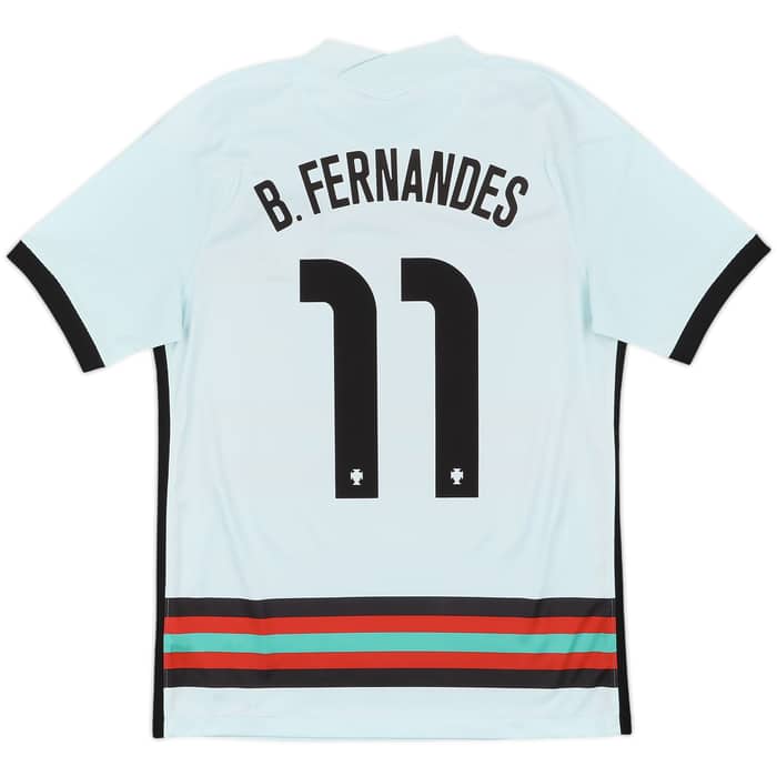 2020-22 Portugal Away Shirt B.Fernandes #11 - 8/10 - (M)