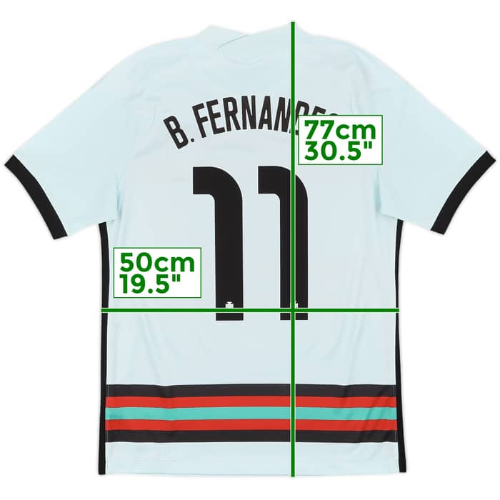 2020-22 Portugal Away Shirt B.Fernandes #11 - 8/10 - (M)