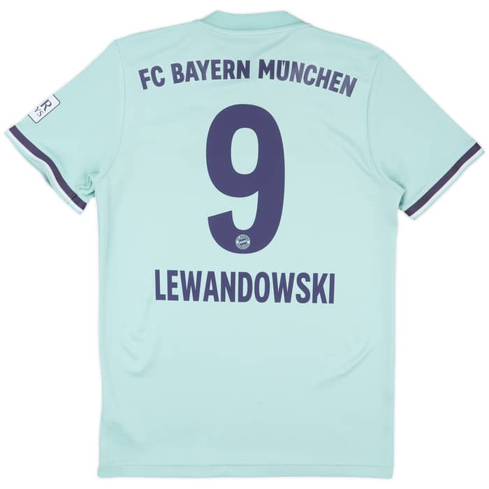 2018-19 Bayern Munich Away Shirt Lewandowski #9 - 7/10 - (S)