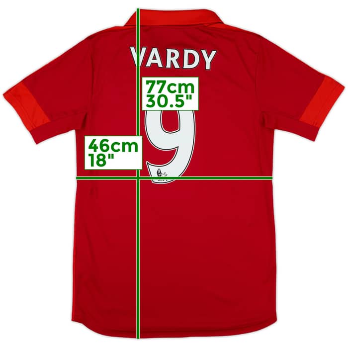 2016-17 Leicester Away Shirt Vardy #9 - 9/10 - (S)