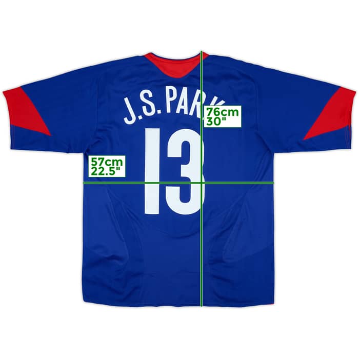 2005-06 Manchester United Away Shirt J.S.Park #13 - 8/10 - (L)