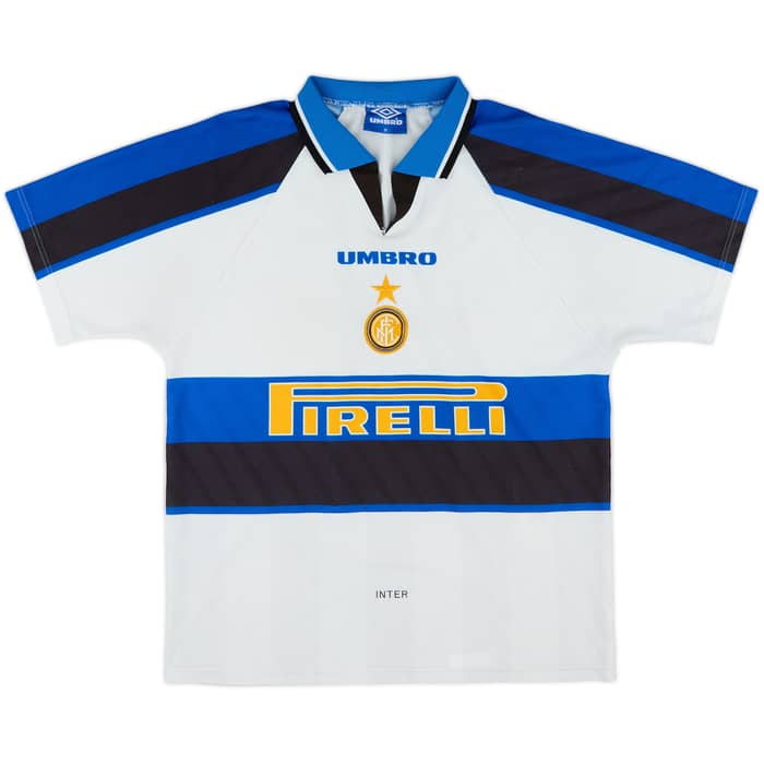 1996-97 Inter Milan Away Shirt Zanetti #4 - 9/10 - (M)
