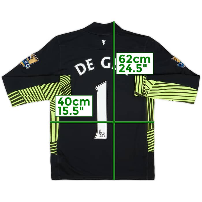 2011-12 Manchester United GK Shirt De Gea #1 - 8/10 - (11-12 Years)