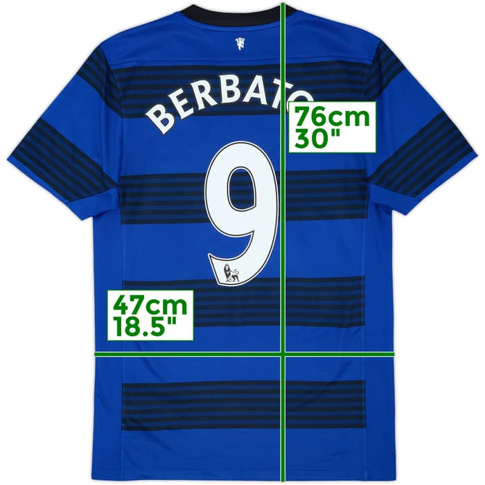 2011-13 Manchester United Away Shirt Berbatov #9 - 5/10 - (S)