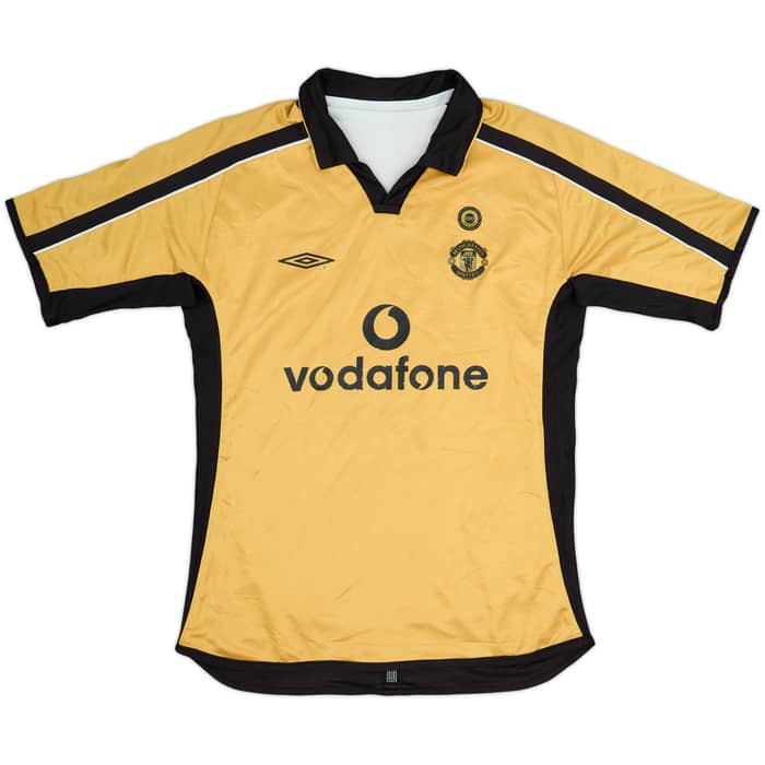 2001-02 Manchester United Centenary Away/Third Shirt Veron #4 - 6/10 - (M.Boys)