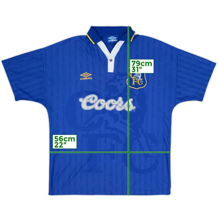 1995-97 Chelsea Home Shirt - 5/10 - (L)