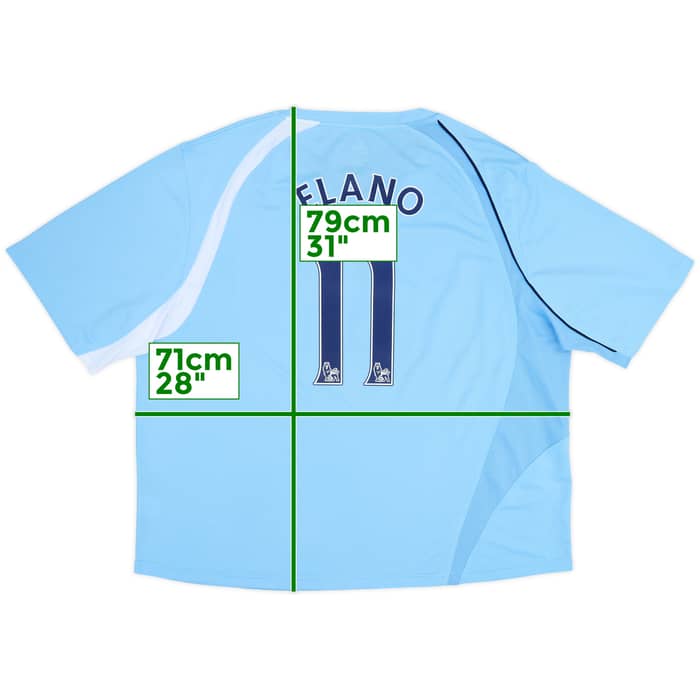 2008-09 Manchester City Home Shirt Elano #11 - 5/10 - (3XL)