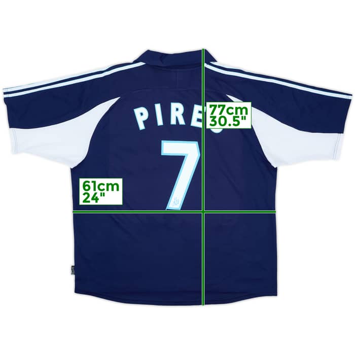 1999-00 Olympique Marseille Away Shirt Pires #7 - 6/10 - (XL)