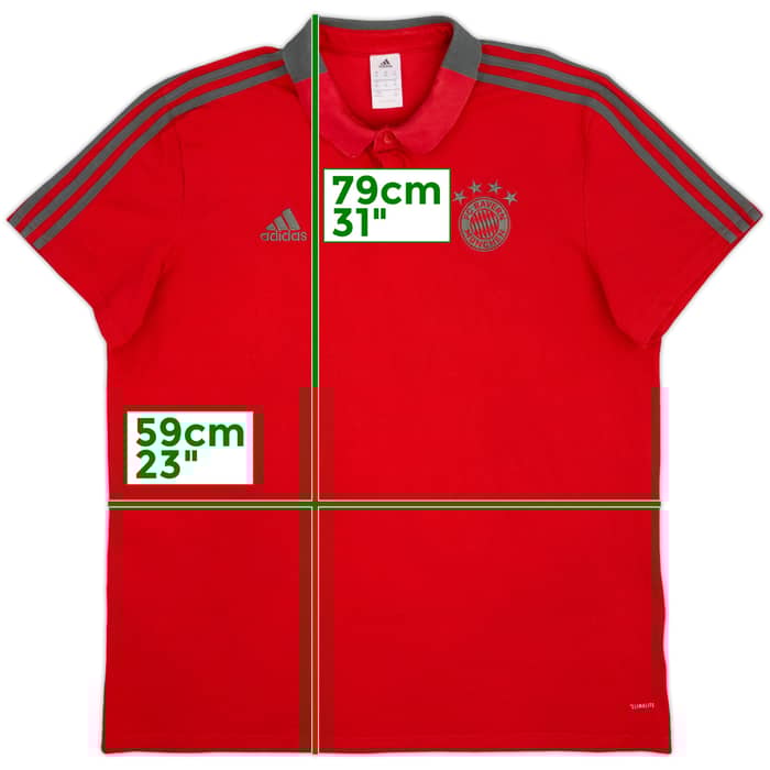 2018-19 Bayern Munich adidas Polo Shirt - 8/10 - (XXL)