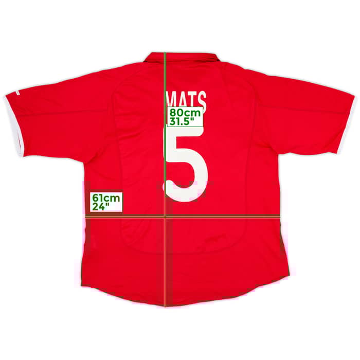 2000-02 Tirol Innsbruck Away Shirt Mats #5 - 7/10 - (XL)