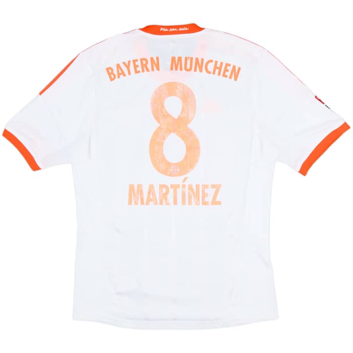 2012-13 Bayern Munich Away Shirt Martinez #8 - 5/10 - (M)