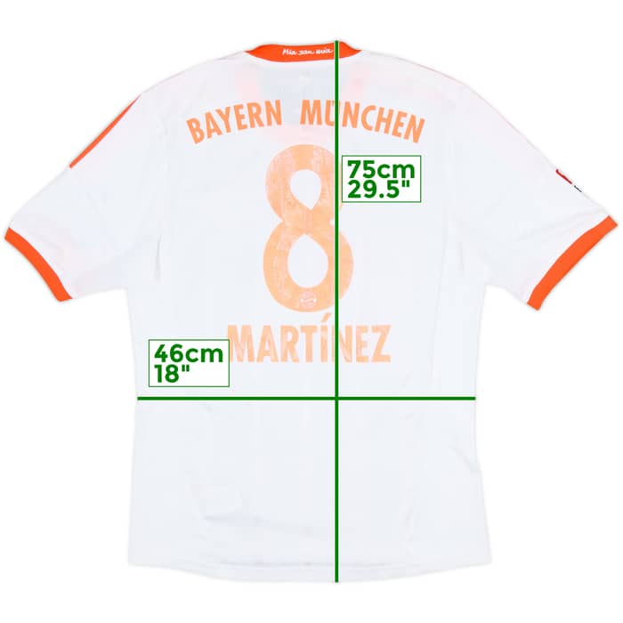 2012-13 Bayern Munich Away Shirt Martinez #8 - 5/10 - (M)