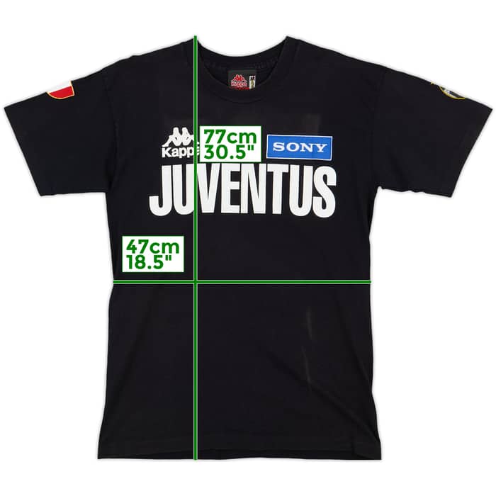 1995-96 Juventus Kappa Cotton Tee - 7/10 - (M)
