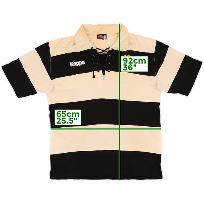 1997-98 Juventus Kappa Laced Polo Shirt - 4/10 - (XL)