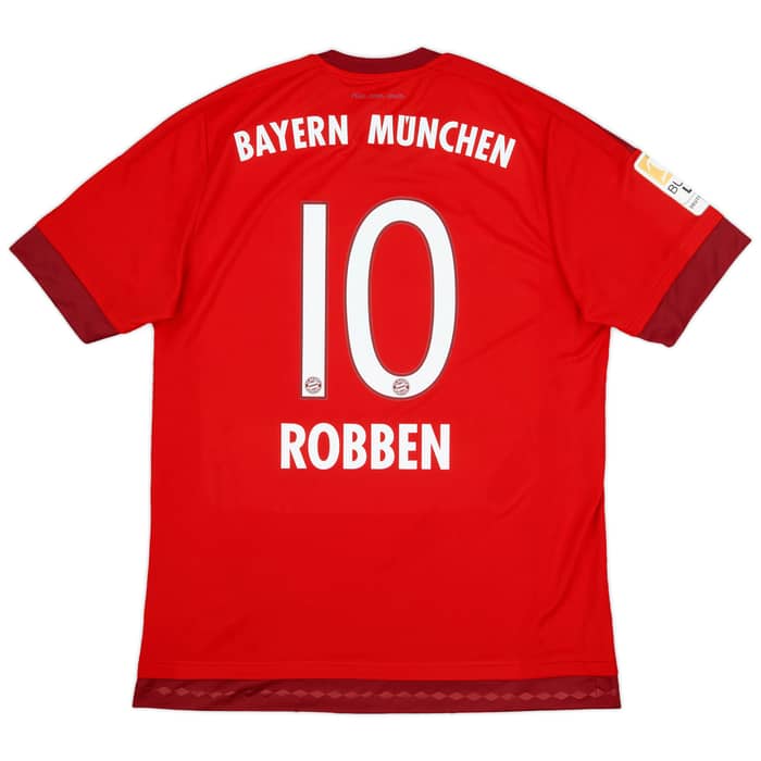 2015-16 Bayern Munich Home Shirt Robben #10 - 9/10 - (L)