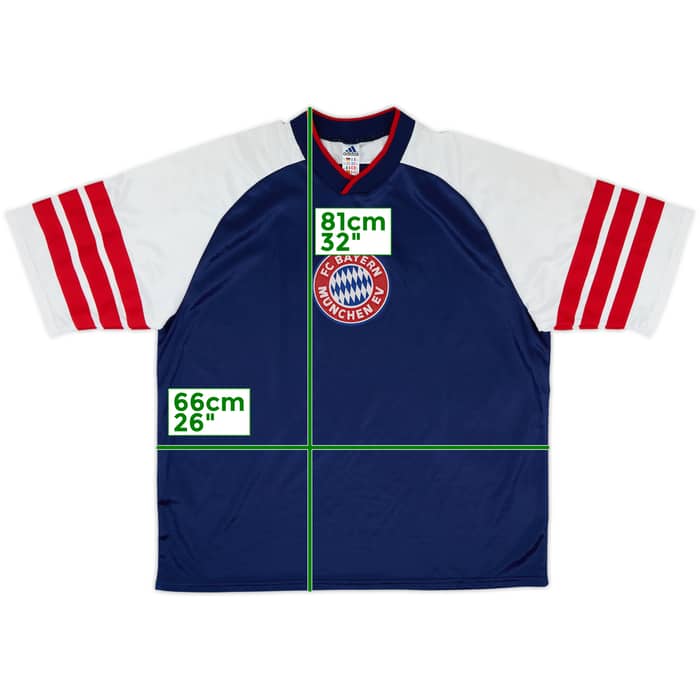 1998-99 Bayern Munich adidas Training Shirt - 9/10 - (XXL)