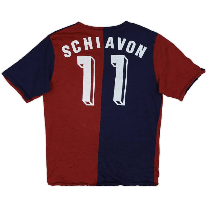 1990s Genoa Errea Retro Training Shirt Schiavon #11 - 6/10 - (M)
