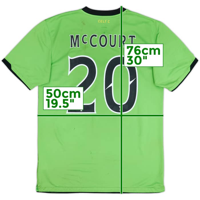 2010-11 Celtic Away Shirt McCourt #20 - 5/10 - (M)