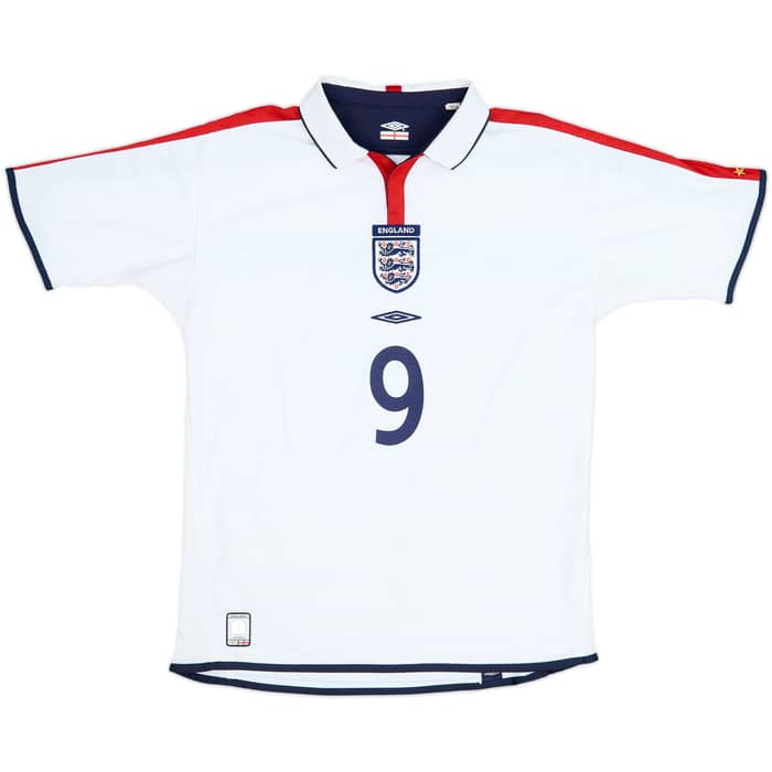 2003-05 England Home Shirt Rooney #9 - 8/10 - (M)