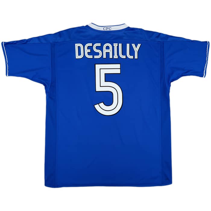 2003-05 Chelsea Home Shirt Desailly #5 - 8/10 - (XL)