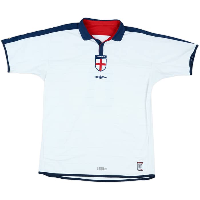 2003-05 England Home Shirt Scholes #8 - 7/10 - (XL)