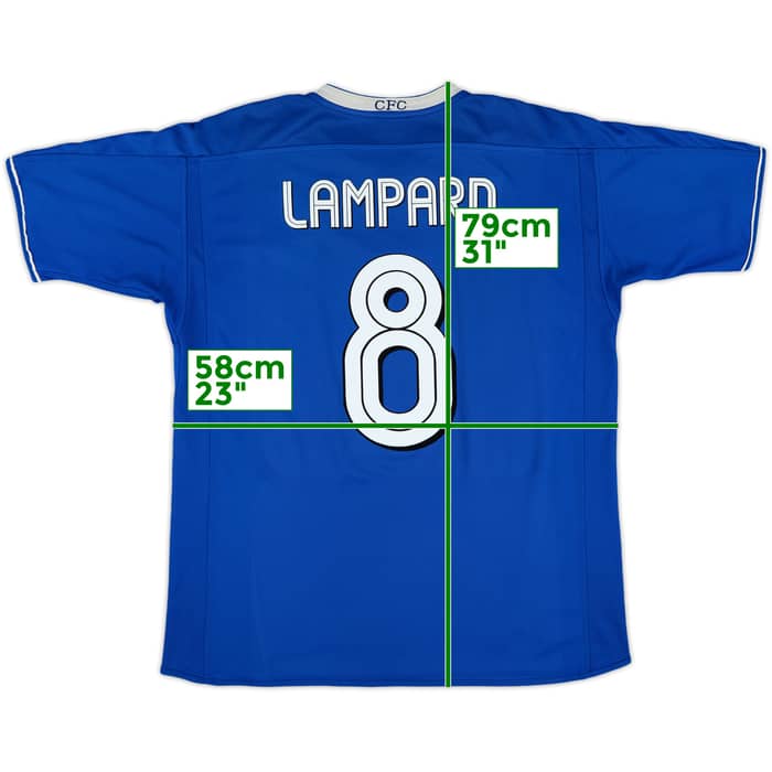 2003-05 Chelsea Home Shirt Lampard #8 - 5/10 - (L)