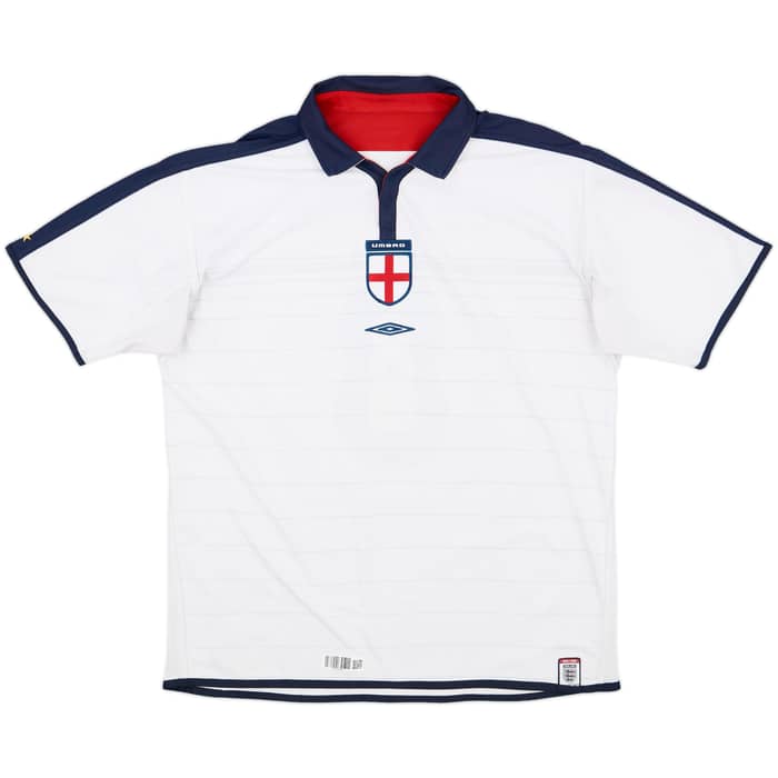 2003-05 England Home Shirt Scholes #8 - 6/10 - (XL)