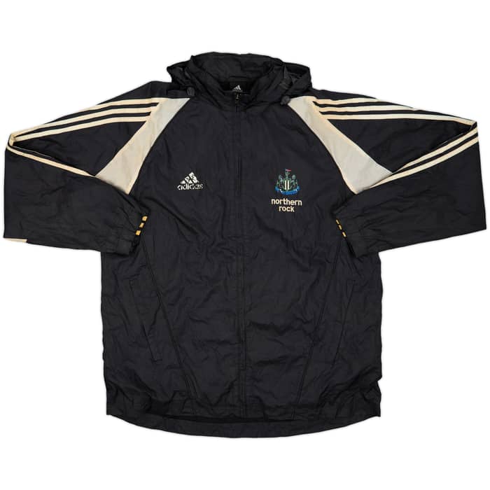 2005-06 Newcastle adidas Hooded Rain Jacket - 4/10 - (L)